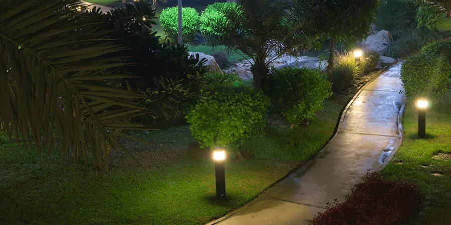 Installed pathway lighting